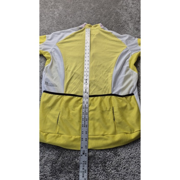 Mavic Altium Cycling Shirt Womens Large Yellow & White ergogrip sunwick - Picture 10 of 11